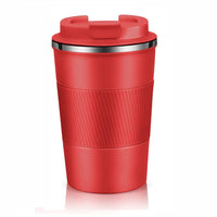 Travel Coffee Mug with Grip double walled for hot and cold drinks