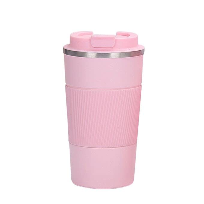 Travel Coffee Mug with Grip double walled for hot and cold drinks