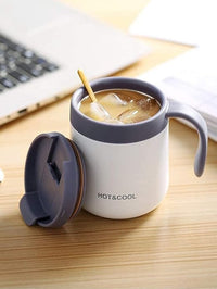 Coffee Mug Vacuum Insulated Camping Mug with Lid Hot/Cold,