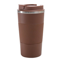 Travel Coffee Mug with Grip double walled for hot and cold drinks