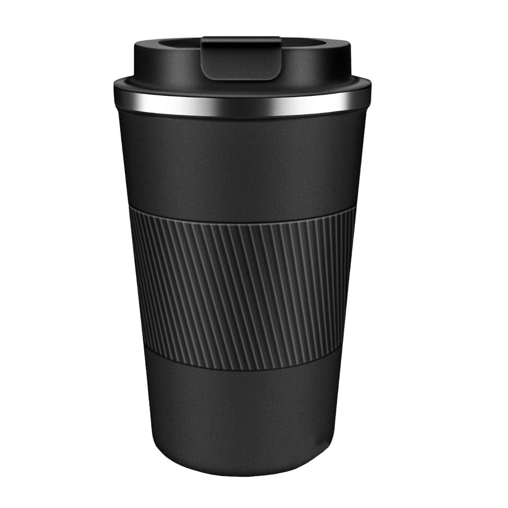 Travel Coffee Mug with Grip double walled for hot and cold drinks