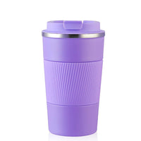 Travel Coffee Mug with Grip double walled for hot and cold drinks